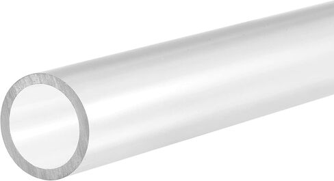 MECCANIXITY PVC Rigid Round Pipe 12mm ID 16mm OD 200mm Clear High Transparency for Water Pipe, Aquarium, Fish Tank in Saudi Arabia