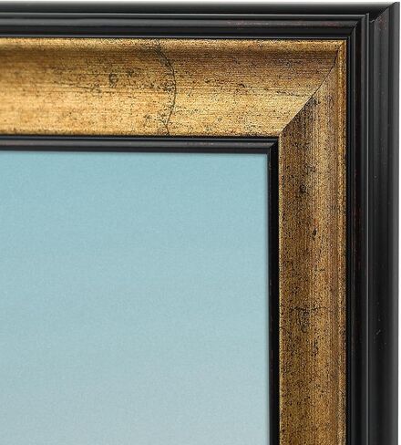 AUEAR, 8X12 Picture Frame Without Mat to Display 8X12 Poster/Photo Frames, Tempered Glass Photo Frame Display Wall Mounting (Dark Gold Brown & Bronze) in Saudi Arabia