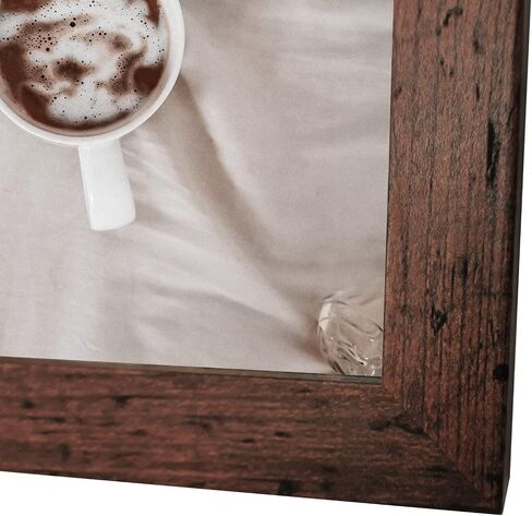 3 Picture Frame 5x7 Three Wooden Photo Collage Frame Farmhouse Hinged Triple Foldable Frame for Grandma Grandchildren Gift Tabletop Desk Double Side Display (Wooden) in Saudi Arabia