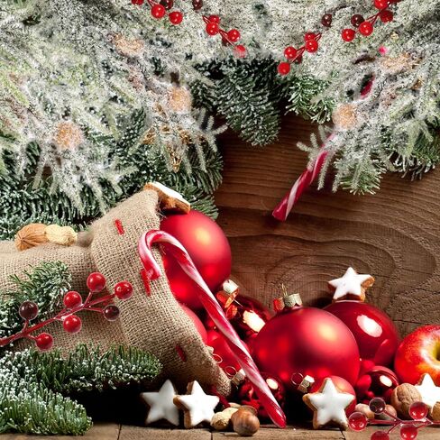 SMARTSWORD 20 قطعة من إبر الصنوبر الاصطناعي فروع 10 بوصة ثلجي عيد الميلاد فروع الصنوبر فو الصنوبر يختار الأغصان متجمد الصنوبر يختار DIY بها بنفسك عيد الميلاد الديكور الشتاء عطلة الزهور يختار الطرف in Kuwait