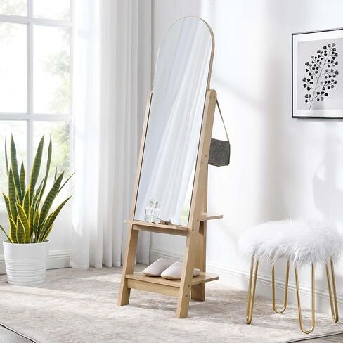 Modway EEI-6346-WHI Ascend Standing Mirror, White in Saudi Arabia