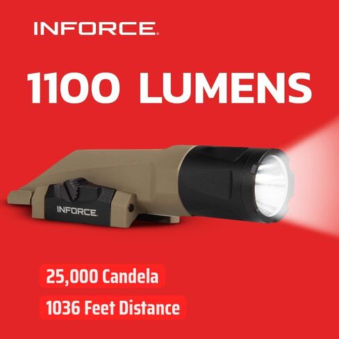 Inforce Gen 3 WMLx 1,100 Lumen Light (الأرض المظلمة المسطحة) in Saudi Arabia
