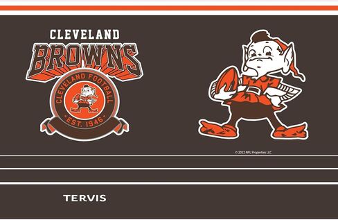 كوب Tervis NFL كليفلاند براونز المعزول، سعة 30 أونصة، من الفولاذ المقاوم للصدأ in Kuwait