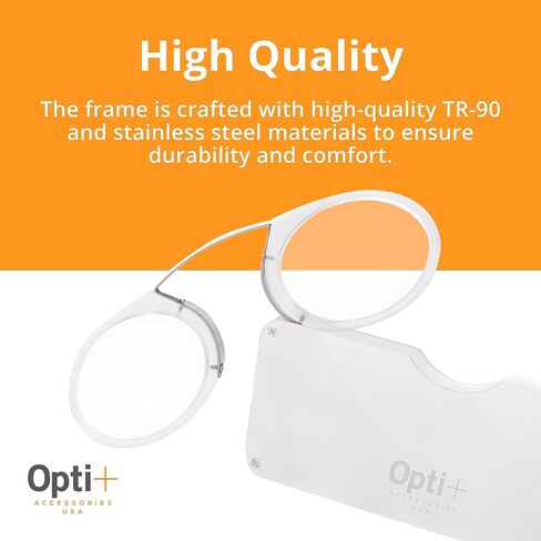 | Legless Nose Clip Reading Glasses | with Eyeglass Case | Reading Glasses for Women | Reading Glasses | Men Ar Glasses in Saudi Arabia