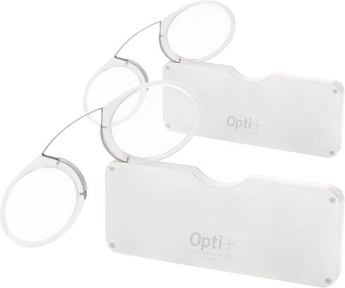 | Legless Nose Clip Reading Glasses | with Eyeglass Case | Reading Glasses for Women | Reading Glasses | Men Ar Glasses in Saudi Arabia