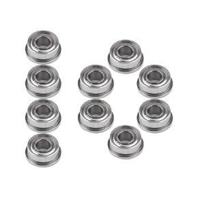 10pcs F684ZZ Mini Ball Bearings Double Shielded Flanged Ball Bearings for 3D Printer Model 4x9x4mm