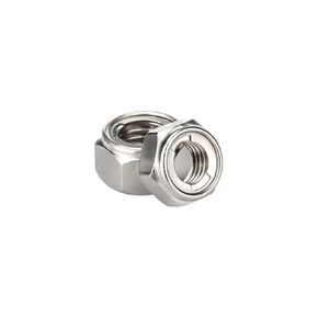 M6 Locknuts - IMScrews 304 Stainless Steel Locknuts - Durable Hardware for Home Repairs and Professional Projects Pack of 25