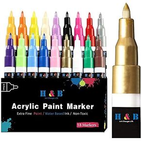 H & B 120 Colors Dual Brush Marker Pens Set with Coloring and Watercolor Books - Professional Art Markers for Drawing, Sketching, Coloring, Hand Lettering, Highlighting-Ideal for beginner and painter