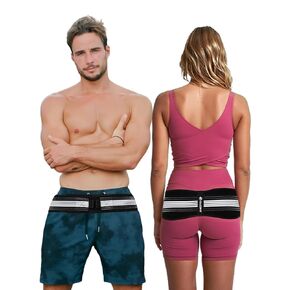 Si Belt – Lower Back & Pelvic Support for Men & Women – Relieves Sciatica & Lumbar Hip Pain – Widened Hip Belt for Better Fit (Large)