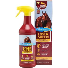 Farnam Laser Sheen Dazzling Shine & Detangler Spray 32 Ounces