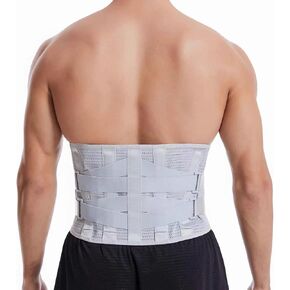 Back Support Belt with Removable Pad,Breathable Lumbar back brace for pain relief, Herniated Disc,Unisex Waist Trimmer with Adjustable Straps for Sports,Daily,Office in Saudi Arabia