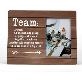 FONDCANYON Team Picture Frame, Best Team Ever Gifts, Team Gifts, Coach Picture Frames, Coach Gifts, Baseball Picture Frame, Team Definition Coach Team Photo Frame 4x6