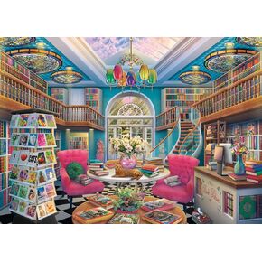 Ravensburger The Book Palace 1000 Piece Jigsaw Puzzle for Adults - 16959 Every Piece is Unique, Softclick Technology Means Pieces Fit Together Perfectly, 27 x 20 inches (70 x 50 cm) When Complete. in Saudi Arabia