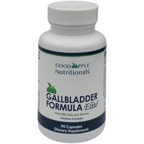 Gallbladder Formula Elite with Purified Bile Salts | Support for abdominal discomfort, gas, and indigestion | Support for Gallbladder/No Gallbladder 90 Caps