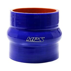 HPS 3.5" ID, 6" Length, Silicone Hump Coupler Hose, High Temp 4-Ply Reinforced, 30 Psi Max. Pressure, 350F Max. Temperature, SHC-8383-BLK, Silicone, Black