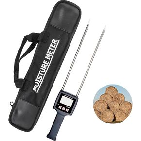 TK100H Portable Hay Meter, Hay Tester with Probe, Fast Measurements, for Cereal Straw Forage Grass Alfalfa Leymus