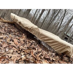Nature Proof 13' 14' Canoe / Kayak Cover for Outdoor Storage, fits 12'1' to 13' to 14' canoes and kayaks