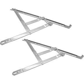 1 Pair Casement Window Hinges 10inch Stainless Steel Concealed Hinges Friction Stay Hinges