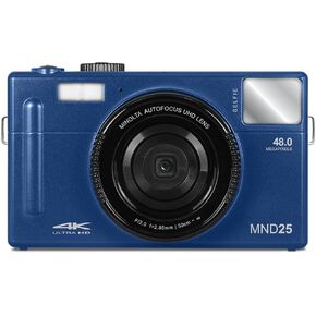 Minolta MND25 48 MP Autofocus / 4K Ultra HD Camera w/Selfie Mirror