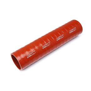 HPS ST-075-HOT Ultra High Temperature 4-Ply Aramid Reinforced Tube Couper Hose, 12" Length, 0.75" ID, 1.15" OD, 100 psi, Silicone, Orange