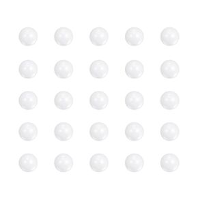 HARFINGTON 30pcs Zirconia Ceramic Balls 2.5mm Diameter G10 ZrO2 Ball for Bearings, White