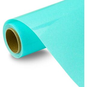 Glitter HTV Iron on Vinyl 10inch x 5feet Roll by Viewmoi for Silhouette and Cricut Easy to Cut & Weed Heat Transfer Vinyl DIY Heat Press Design for T-Shirts (Neon Orange)
