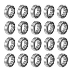6902-2RS Deep Groove Ball Bearings Z2 15x28x7mm Double Sealed Carbon Steel 20pcs