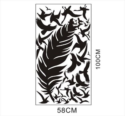 Amaonm Removable DIY Cute Cartoon Black Cat Wall Decor Kids Room Wall Sticker Lovly Playing Cat Wall Decals Peel Stick for Girls Children Bedroom Classroom Nursery Room Wall Corner (30 * 57cm) in Kuwait