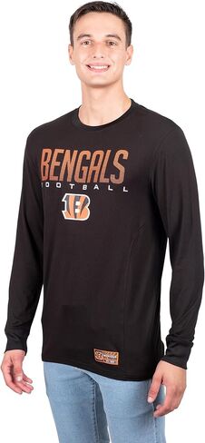 Ultra Game NFL Men's Super Soft Game Day Long Sleeve T-Shirt in Saudi Arabia