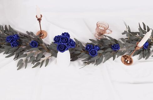 Foam Gold Roses 50 Pack 1.77" Gold Glitter Roses Artificial Flowers Bulk Gold Flowers Mini Rose Head Flowers with Stem Small Fake Roses for DIY Crafts Decorations Wedding Home Decor (Gold) in Saudi Arabia