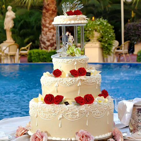 DERAYEE زهور الورود الاصطناعية، 30 قطعة زهور وهمية حمراء داكنة زهور صناعية DIY باقات وصيفات العروس الزفاف المركزية كعكة عيد الميلاد ديكورات المنزل in Kuwait