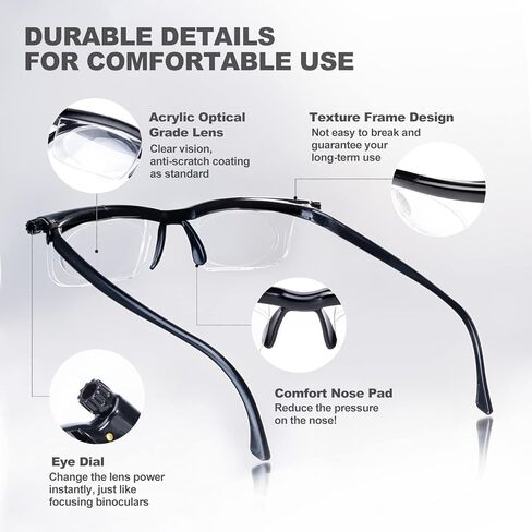SKYWAY نظارات القراءة المرنة 2pack نظارات واضحة الرؤية طويل النظر القراء 0D إلى 350D in Kuwait