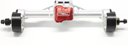 TREAL TRX4M Rear Portal Axles Complete Kit Aluminum 7075 CNC Machined Axle Housing for 1/18 TRX-4M (Black) in Saudi Arabia