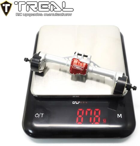 TREAL TRX4M Rear Portal Axles Complete Kit Aluminum 7075 CNC Machined Axle Housing for 1/18 TRX-4M (Black) in Saudi Arabia