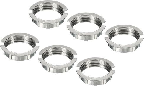 MECCANIXITY G9 Light Socket Rings Lamp M20 Shade Holder Adapter Ring Zinc Alloy for Light Fixtures, White, Pack of 4 in Kuwait