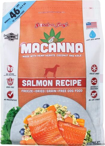 Macanna Grandma Lucy's Grain-Free Turkey Freeze-Dried Dog Food 3 Lbs., Brown in Saudi Arabia