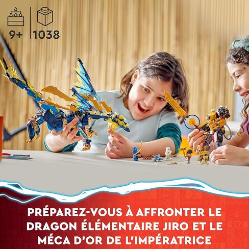 ليغو® NINJAGO®‎ التنين الأساسي ضد آلي الإمبراطورة 71796 مجموعة لعبة بناء (1038 قطعة) in Saudi Arabia