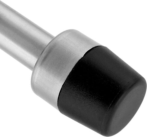 6 قطع سدادات أبواب لاصقة مثبتة على الحائط، سدادة باب من الفولاذ المقاوم للصدأ، سدادة باب ذاتية اللصق 3M مع طرف ممتص للصدمات مطاطي، سدادة باب طويلة لحماية باب الحائط، 2.95 بوصة in Kuwait