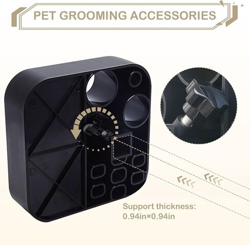 Dog Grooming Arm with Clamp and Grooming Tool Tray-35 inch Height Adjustable Pet Grooming Stand for Medium and Small Dogs for Home in Kuwait