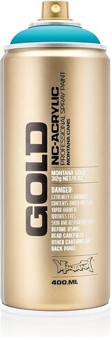 Montana Cans Montana GOLD 400 ml Color, Shock Black Spray Paint,MXG-S9000, 13.5 Ounce (Pack of 1) in Kuwait