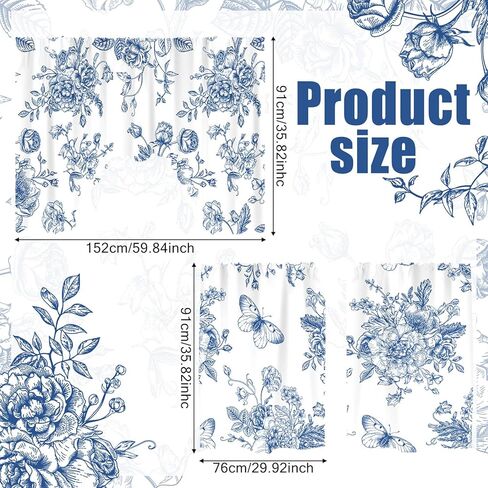 VitalCozy 3 Pcs Valentine's Day Gnome Kitchen Curtain Valance and Tier Set Love Hearts Tree Dwarf Rod Pocket Short Curtains for Kitchen Windows Treatment Living Room, 36 x 60'' Valance, 36 x 30'' Tier in Saudi Arabia