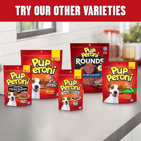 Pup-Peroni Triple Steak Flavored Dog Treats, 22.5 Ounce in Saudi Arabia