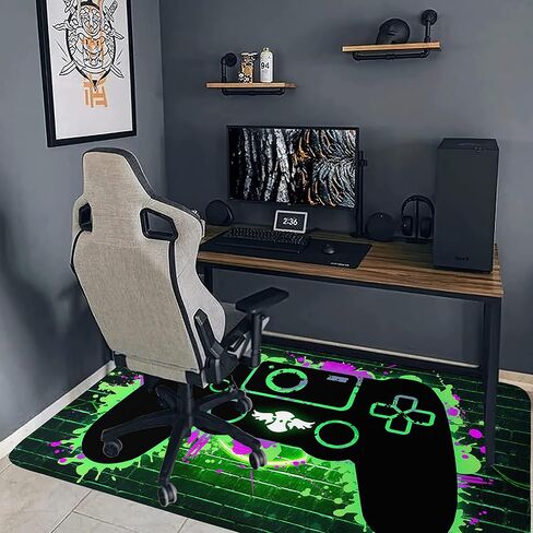 سجادة ألعاب الفيديو لغرفة الأولاد ضوء نيون ممتع سجادة ألعاب الفيديو للأطفال سجادة منطقة غرفة الألعاب سجادة أرضية سجادة الحمام لاعب الأولاد هدايا المنزل غير قابلة للانزلاق سجادة غرفة الألعاب للاعبين الأولاد والأطفال in Kuwait