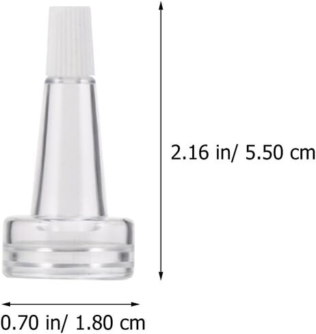 200 قطعة من غطاء القطارة من نوليتوي، غطاء زجاجات المصل، ملحقات قارورة الجوهر لعينة اختبار زجاجة عطر مستحضرات التجميل in Saudi Arabia
