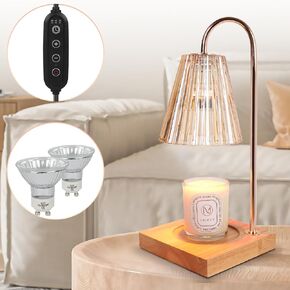 Candle Warmer Lamp - Candle Warmer Lamp for Jar Candles, Candle Lamp Warmer with Timer Dimmer, Lamp Candle Warmer Electric for Room Decor Aesthetic, Home Decor, Bedroom Decor (2 Bulbs) in Kuwait