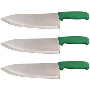 Set of 3-10" Chef Knives Cook French Stainless Steel (Black)