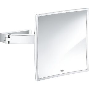 Grohe 40808000 Selection Cube Shaving or Cosmetic Mirror, Starlight Chrome