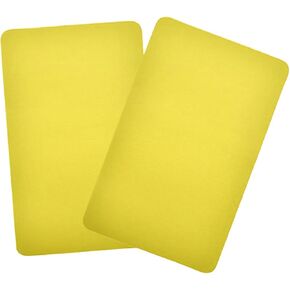 Inflatable Boat Repair Patch, 2PCS PVC Patch Repair Kit Easy to Use Square Rubber Boat Repair Patch Kit for Kayaks Canoes (Yellow)
