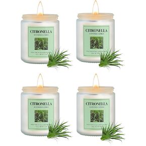 4 Pack Sage Candle Set, 30 oz 200 Hour Home Aromatherapy Jar Candles, Long Lasting Aromatherapy Candles for Bedrooms Yoga Rooms Lounges Gardens Patios Balconies and Camping