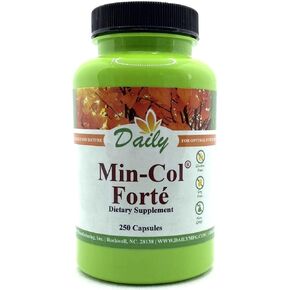 Daily Manufacturing Min-Col® Forte (Soft Rock Phosphate & Calcium Gluconate) 250 Vegetarian Capsules